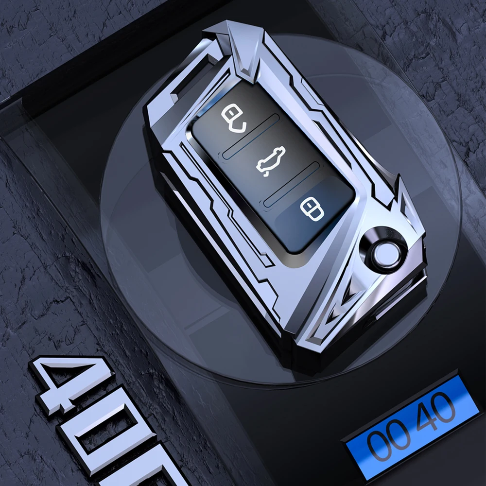 

For POLO Tiguan Passat B5 B6 B7 Golf EOS Scirocco Jetta MK6 Octavia Protection Car Key Case Shell Cover Auto Accessories