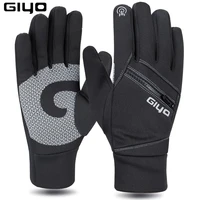 giyo cycling gloves winter long finger women men gloves sports fishing running thermal fleece for bicycle mtb bike gloves