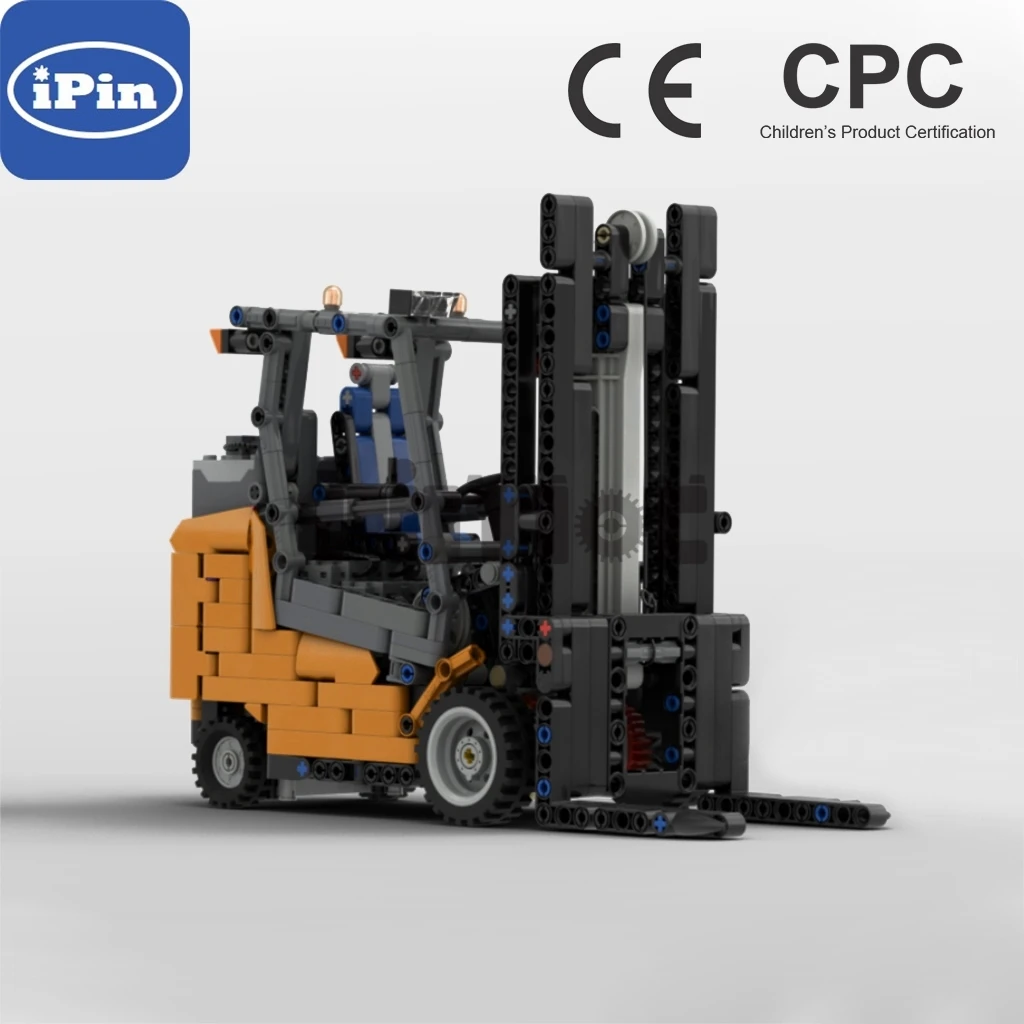 

Moc-58635 small forklift fl400 remote control 738pcs Boy Gift splicing building block technology assembly