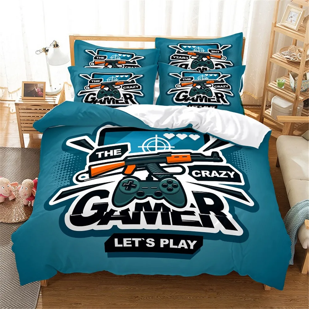 

3D gamer Bedding Set Queen Bedding Duvet Cover Set Bedding Set Bed Cover Cotton Queen Bedroom Bed Cover Set Bed Set Bedding