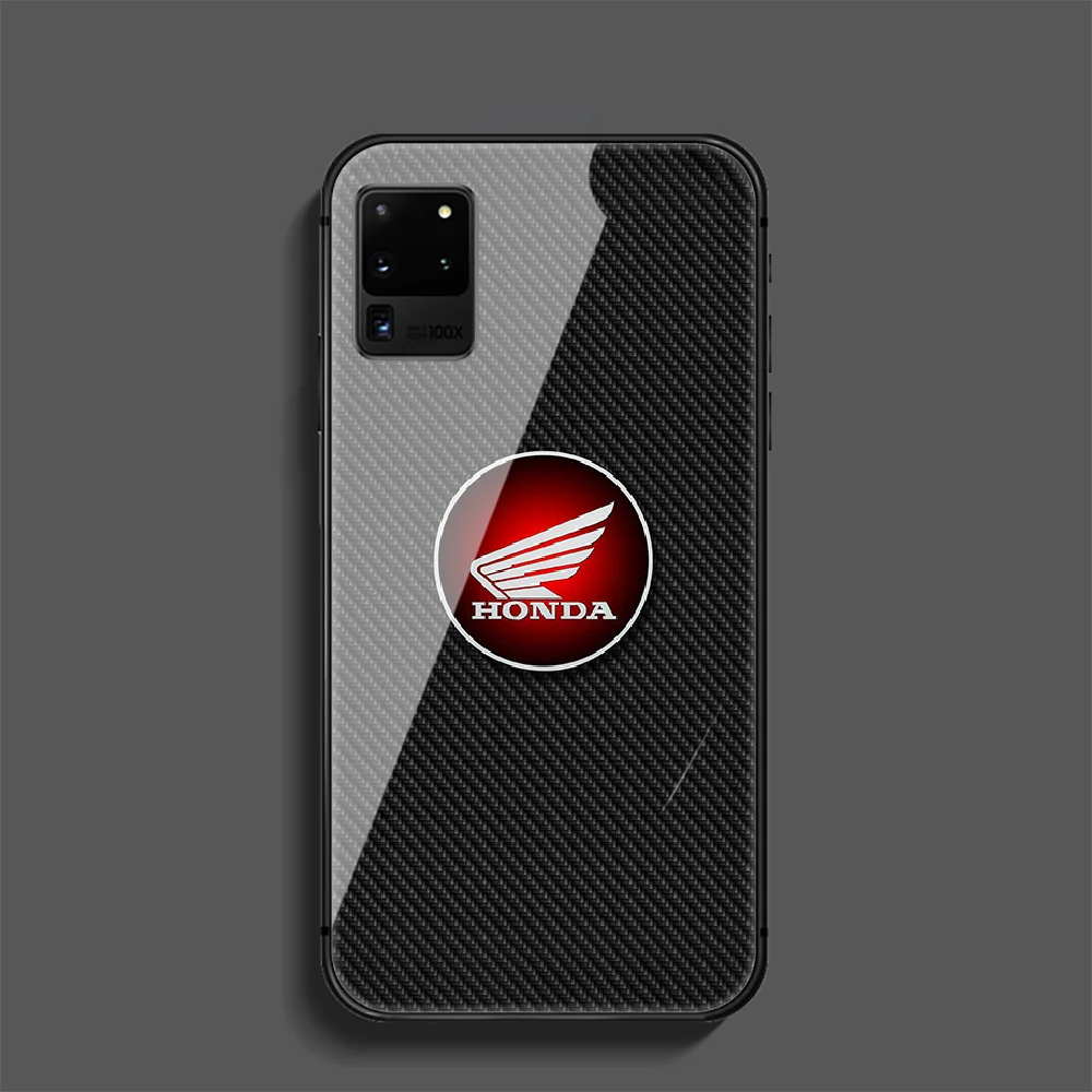 

Civic Type R Honda Phone Tempered Glass Case Cover For Samsung Galaxy Note S 7 8 9 10 10E 20 Plus Lite Uitra Black Cover Hoesjes