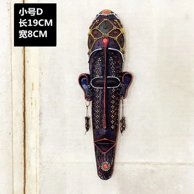 Креативные африканские маски acrafts подвесной брусок украшение из смолы подвеска