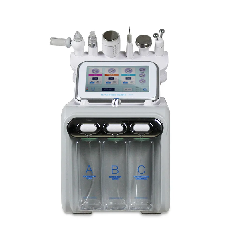 

Hydro Dermabrasion Equipment H2 O2 Water Hydrafacial Oxygen Jet Peeling Skin Care BIO Lifting Ultrasonic Spa Beauty Machine