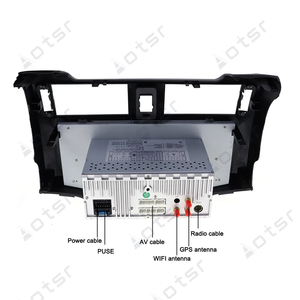 AOTSR автомобиль радио в машине 2 Din Android 10 для Toyota 4 runner 2009 2020 GPS навигации DSP