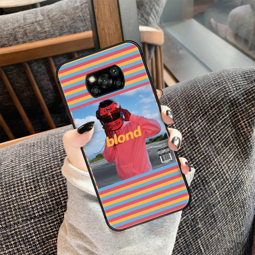 

Franke Blond Oceane Singer Phone case Cover Hull For Xiaomi Mi A2 A3 8 9 9T Note 10 Se Lite Pro black Coque Painting Cell Tpu