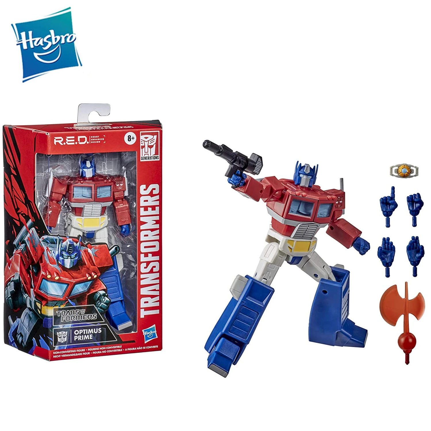 Hasbro трансформаторы 6 дюймовый р. Е. d. [Улучшенный дизайн робота] E7845 трансформатор