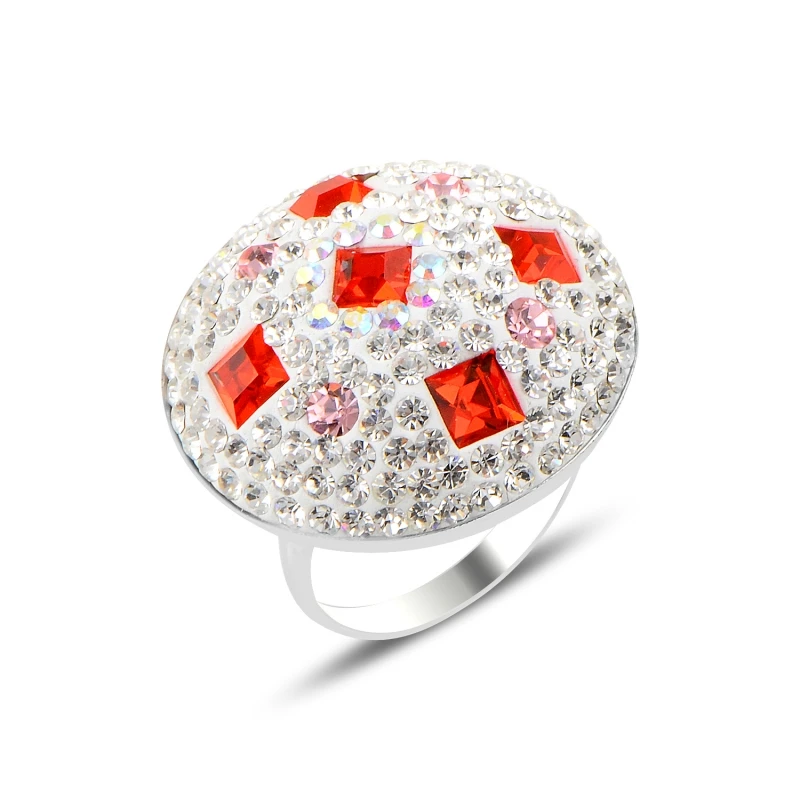 

Silverlina Silver Zircon Stone Ring