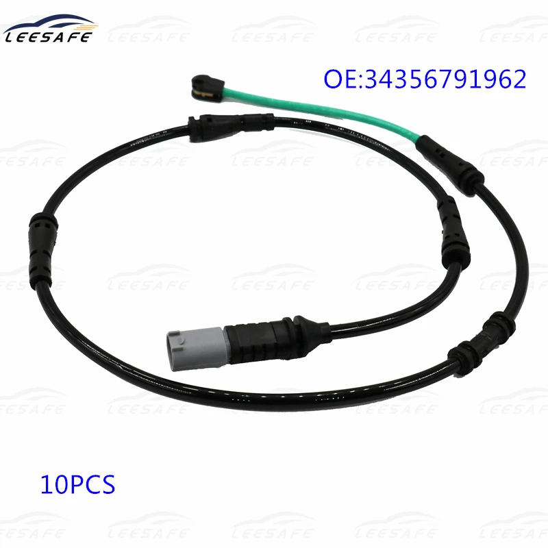 electric brake controller 2PCS Rear Brake Pad Wear Sensor for BMW 5 F10 F11 6 Series F06 F12 F13 OEM NO 34356791964 Brake induction wire Replacement brake hose