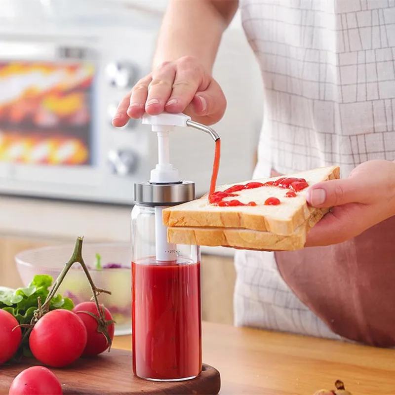 Кухонные гаджеты MOM'S для рук кухонный стеклянный соус выжимная бутылка Kicthen