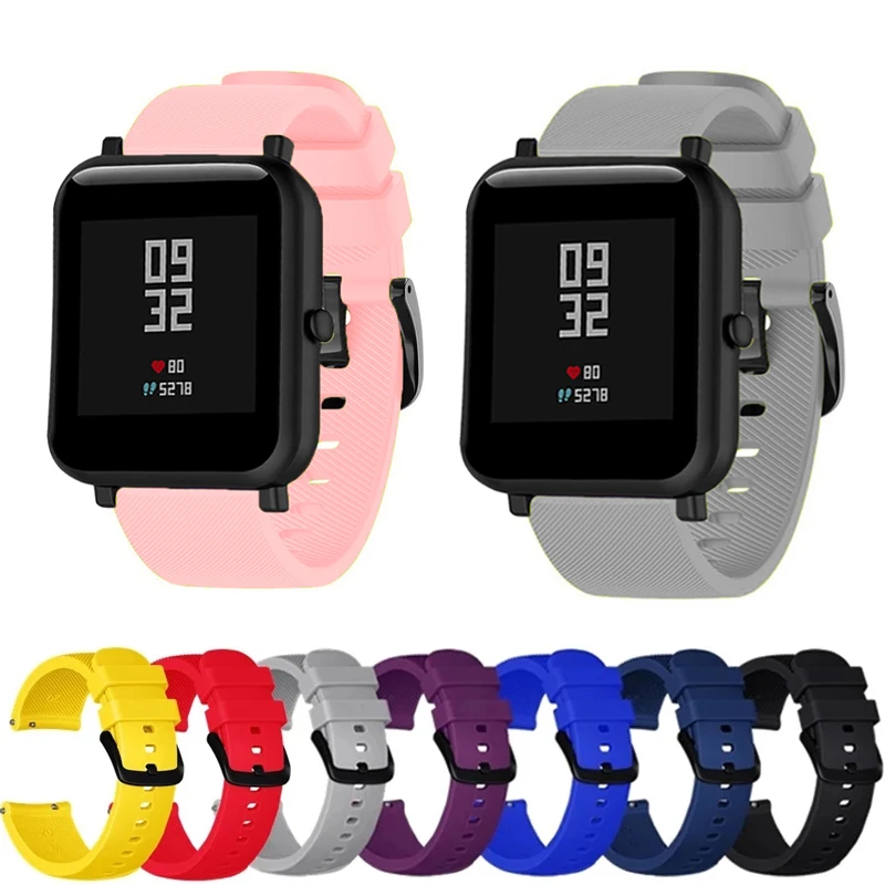 Красочные Силиконовый ремешок для наручных часов Xiaomi Huami Amazfit Bip U Pro /GTS 2 мини 2e