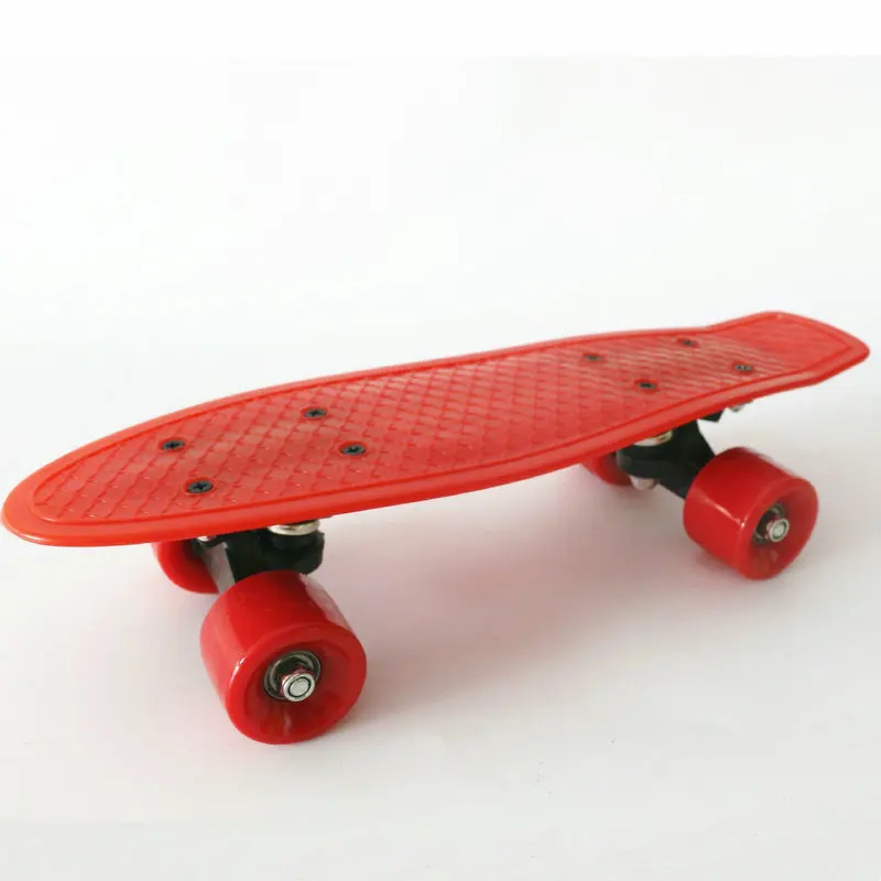 Скейтборд 17 дюймов пластиковая фоторезиновая доска четыре колеса скейтборд для