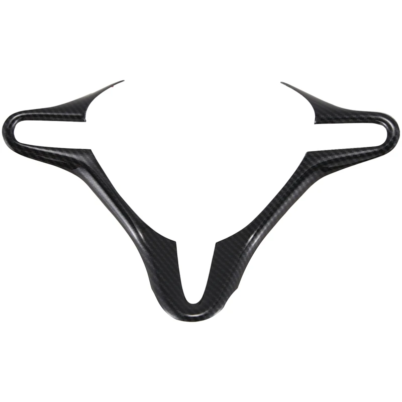 Автомобильный ABS углеродного волокна Стиль внутренняя Накладка для рулевого