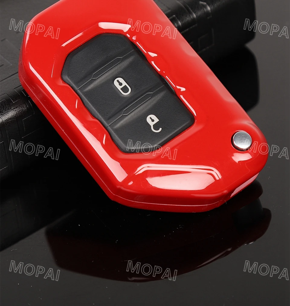 MOPAI чехол для автомобильных ключей Jeep Wrangler JL+ ABS чехол для автомобильных ключей аксессуары для Jeep Wrangler JL