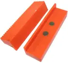 Тиски с зажимами 2 шт., защитная полоска, пара магнитных мягких зажимов, резиновые держатели для телефона, длиной 4 дюйма, тиски для верстака