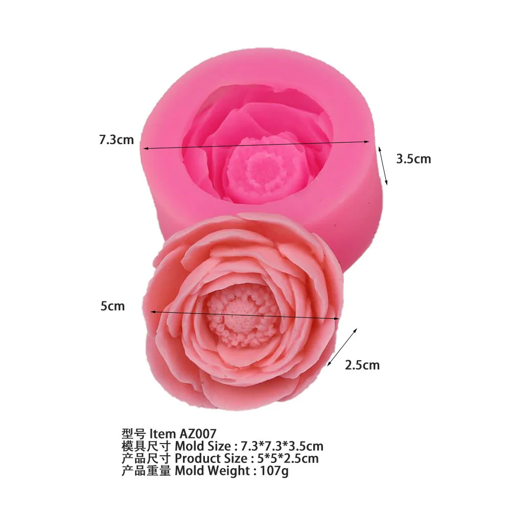 

3D Flower Silicone Sugarcraft Fondant Mold Cake Baking Decorating Tool Kitchen Cake Mould