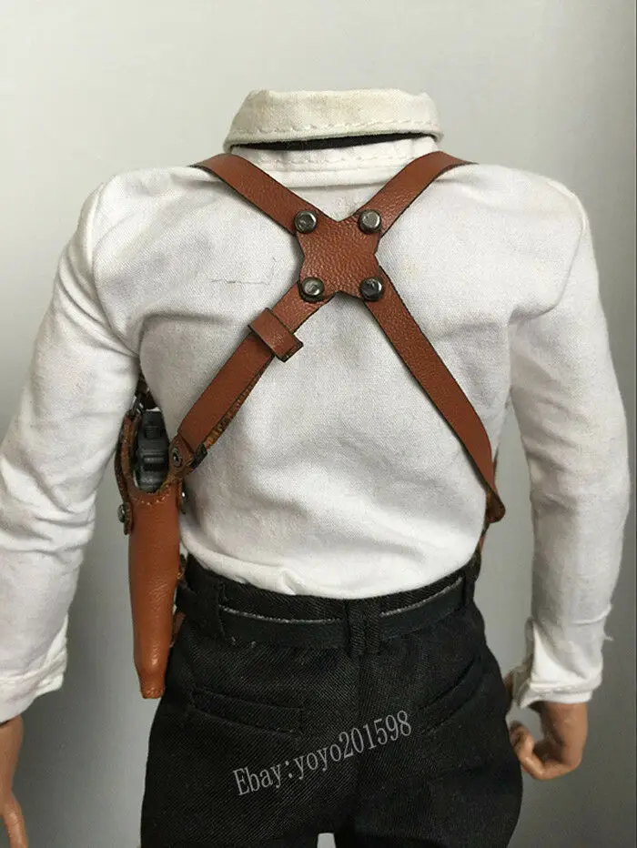 1/6 коричневый кобура Модель подмышек Stealth Holster F12 &quotМужской фигурный корпус |