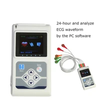 th contec tlc9803 3 channels recordable ecg machine ecg ekg holter system monitoring tester monitor health care