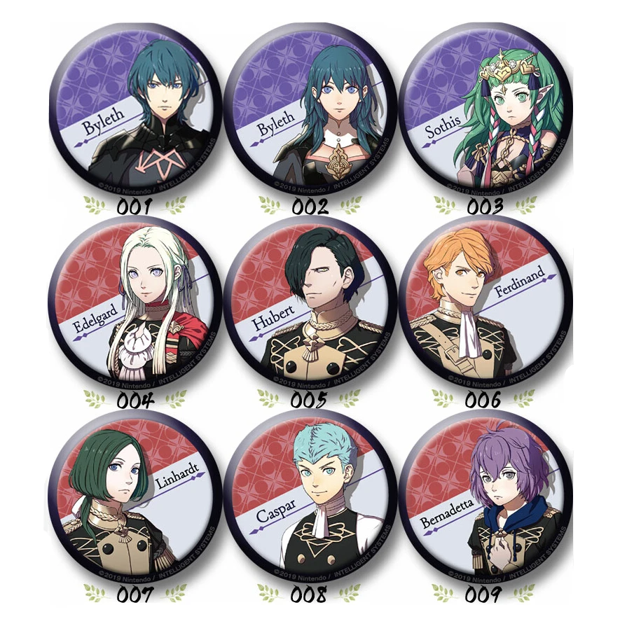 27 видов огненная эмблема: три дома Клод фон Реган эдельгард френберг ДИМИТРИ