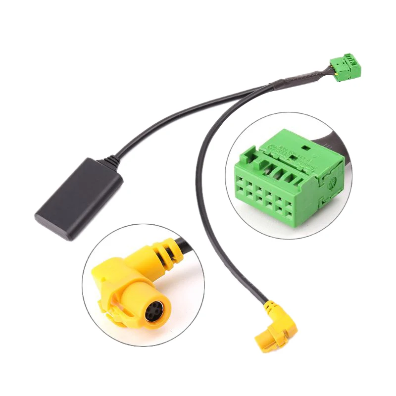 

Wireless Mmi 3G Ami 12-Pin Bluetooth Aux Cable Adapter Wireless Audio Input For- Q5 A6 A4 Q7 A5 S5