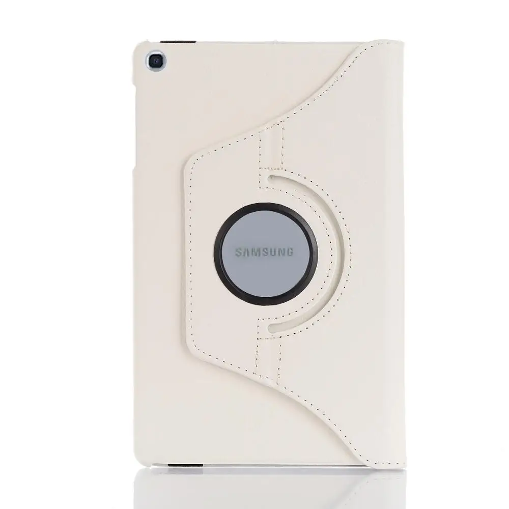 White Чехол для samsung Galaxy Tab A 8,0,, SM-T290, T295, T297, чехол с поворотом на 360, умный чехол из ПУ кожи для samsung Tab A 8,0, T290, чехол - Цвет: White