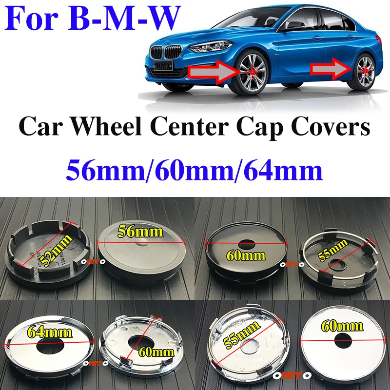 

4x 20x 100x Car Rim Wheel Center Badge ABS/PVC Label 56MM 60MM 64MM Blue White Car Logo Wheel Hub cap Emblem