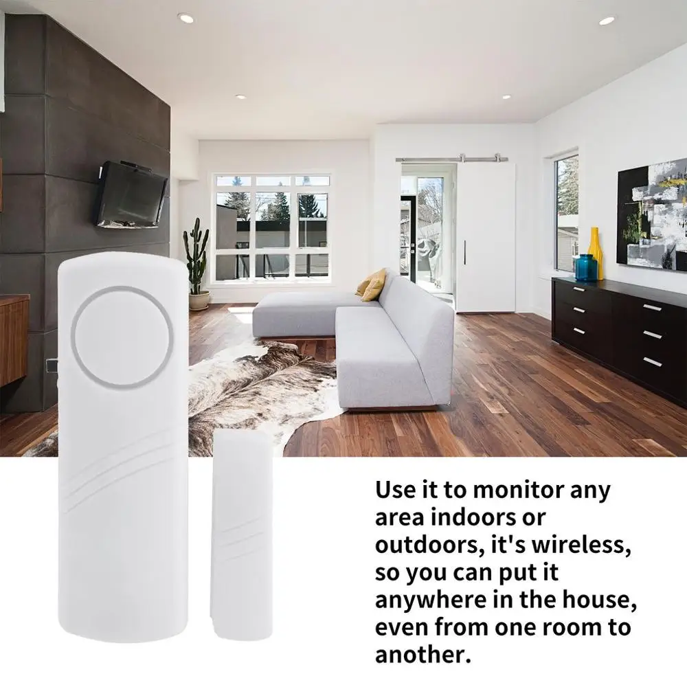 Door Window Wireless Burglar Alarm Home Safety System With Magnetic Sensor Security For Office | Безопасность и защита