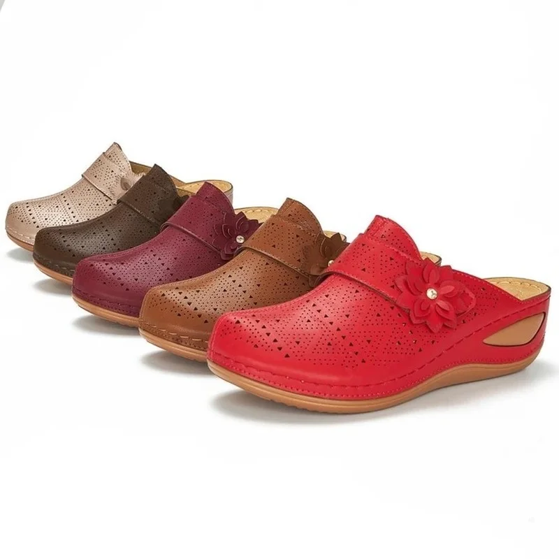 

Sandalias Mujer Summer Sandals Women Shoes Women Summer Footwear Hollow Round Toe Flip Flops Beach Shoes Platform Ladies Sandals