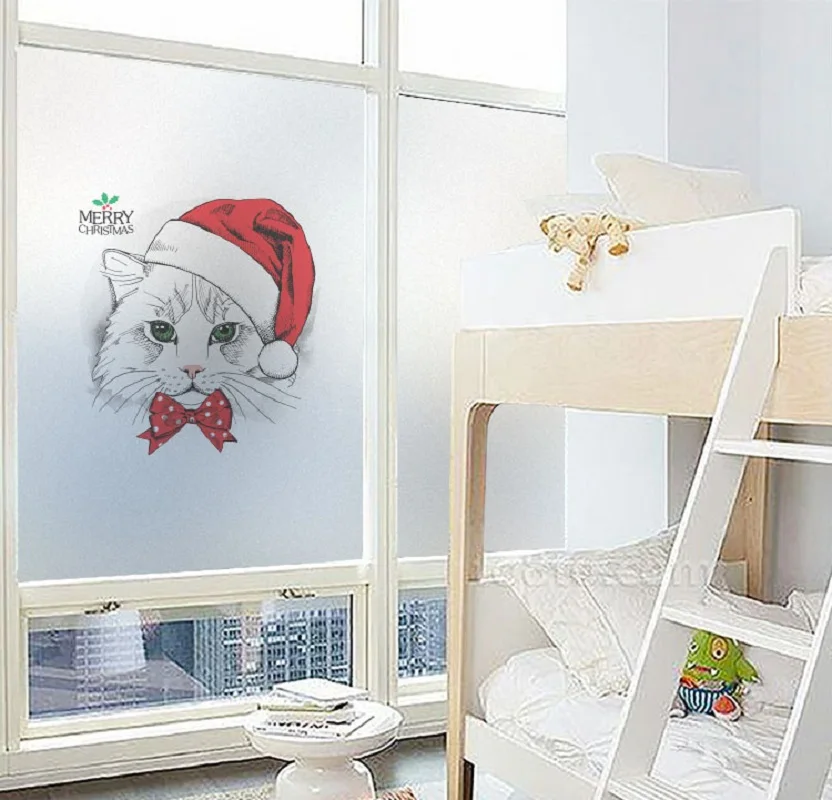 

Customized Size Window Sticker Static Cling Private Cartoon Animals Sun-Blocking Home Decoration Frosted Tint-Foil 40cmx100cm