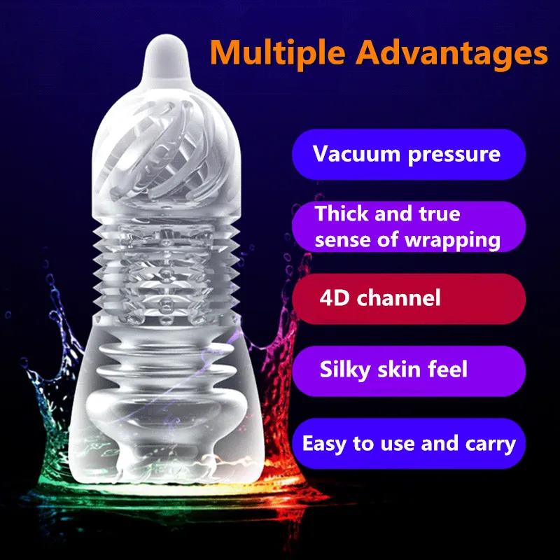 Вакуумная чашка для сосков Leten мастурбатор эротическая вращающаяся мягкая