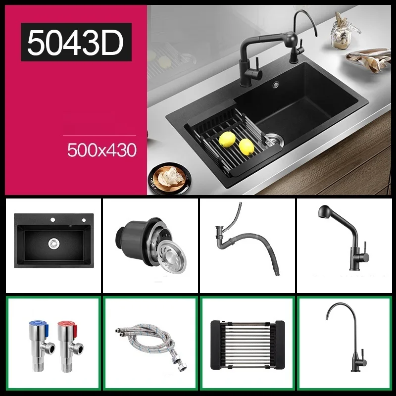 Гранит Torneira изысканные Интегральная Para Lavandino Cucina Кухня Fregadero De Cocina Куба Pia Cozinha