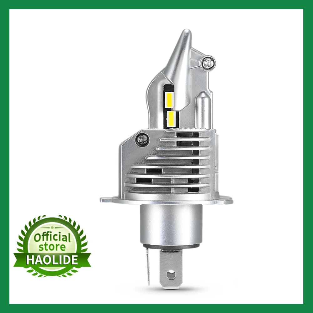 

/HL 12V LED for Car H4 LED Headlight High Beam + Low Beam LED H4 Replacement Bulb Super Bright H4 Motorcycle Headlight 6500K