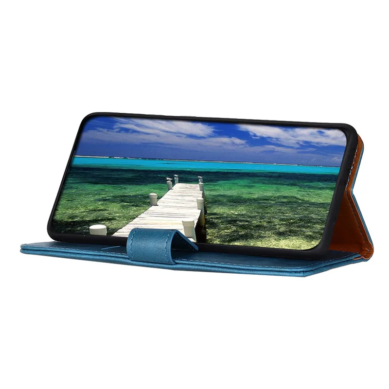 

Realme C21 2021 Flip Wallet Case for OPPO Realme C21 C 21 Retro Leather Magnetic Card Holder Cover Real Me C21 Phone Case
