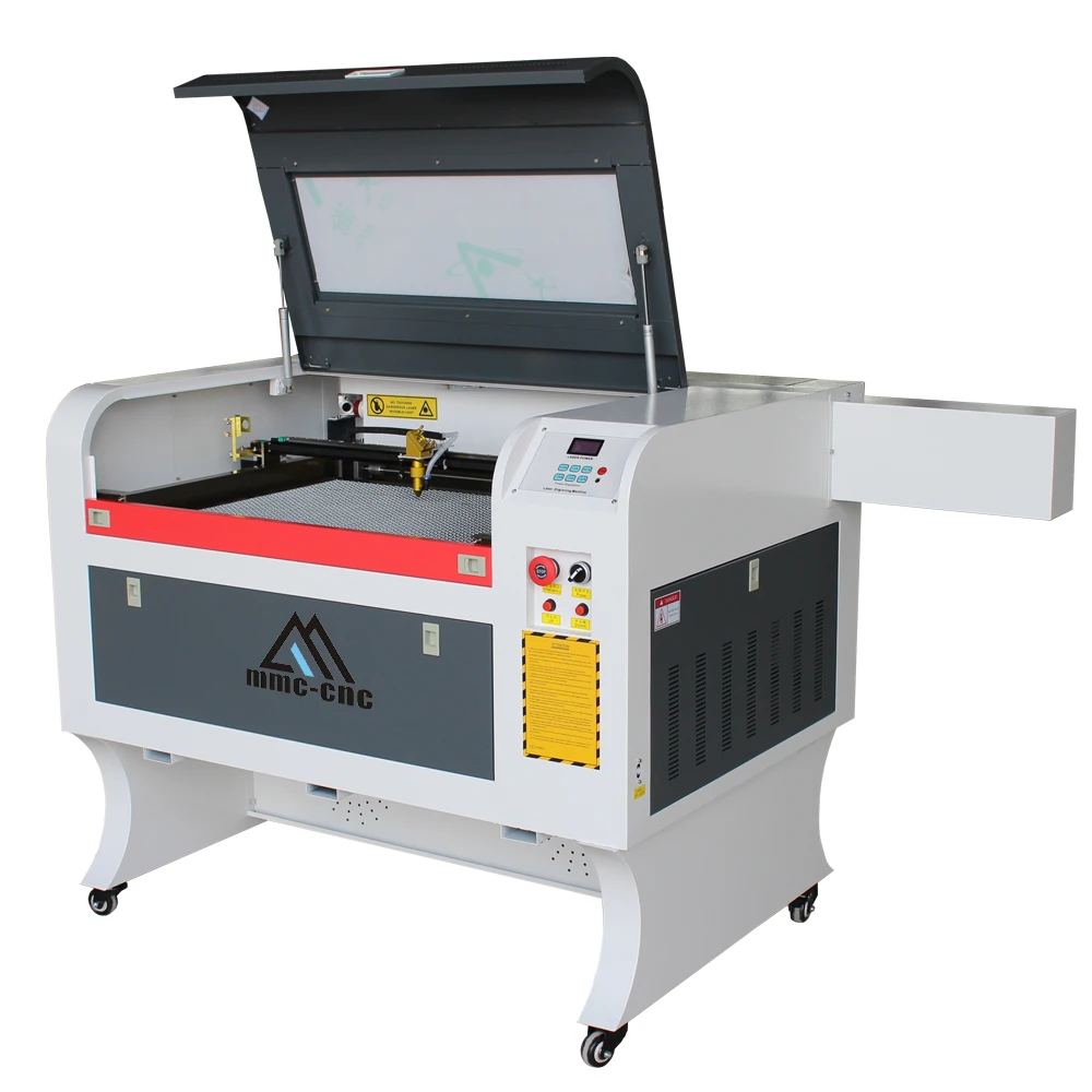 Highly Accurate 4060 CO2 Laser Cutter Machine 60w 80w 100w Wood CNC Engraver 6090 Ruida 6442s Smoke Exhaust System |