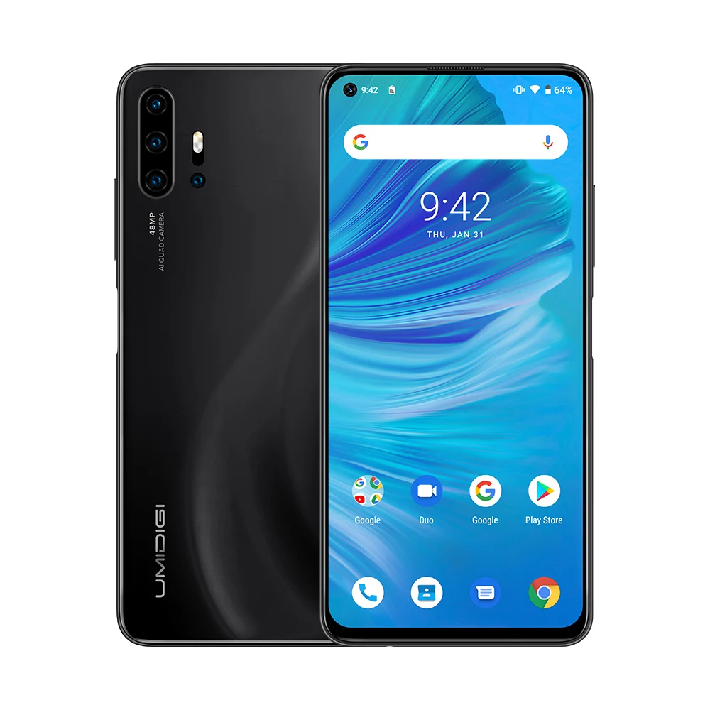UMIDIGI F2 Android 10 Helio P70 6 ГБ 128 Гб мобильный телефон 5150 мАч 18 Вт Быстрая зарядка 6,5" 48 МП 32 МП камера двойной 4G LTE NFC Смартфон