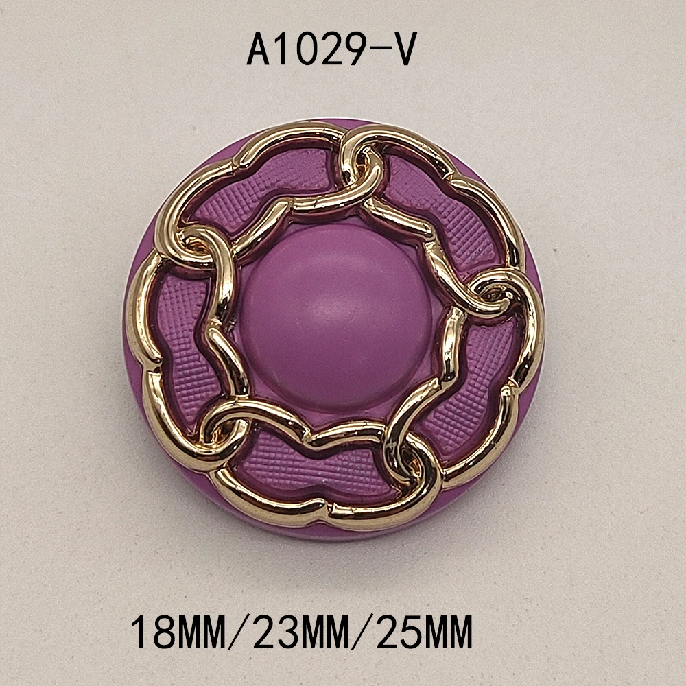 

6pcs metal new small fragrance style retro button cashmere suit buttons