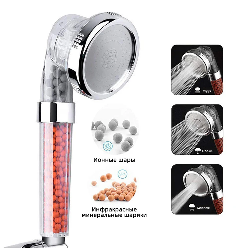 Hand Shower Multi-Function Head Water Heater Nozzle Bath Adjustable Jetting Bathroom | Строительство и ремонт