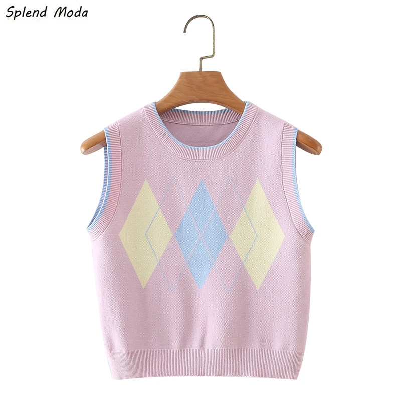 

Женский летний топ с круглым вырезом, в школьном стиле