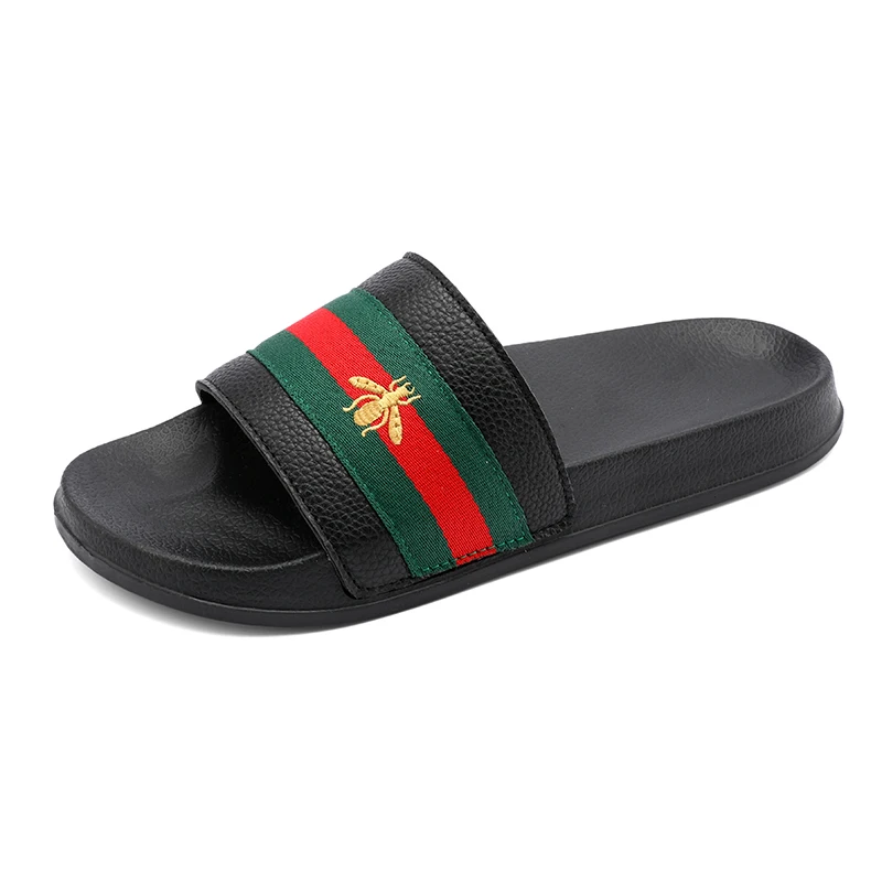 

38-46 Luxury Brand 2021 New Men Slippers Fashion Comfortable No-Slip Beach Sandals Casual Shoes High-Quality Indoor&Outdoor