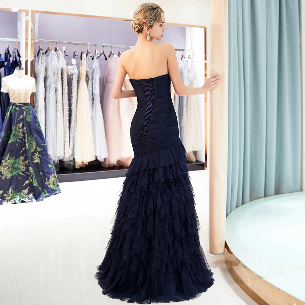 Новое поступление, вечерние платья, длинные, на шнуровке, Vestido, вечерние платья, реальные фотографии, Robe De Soire CPS1156