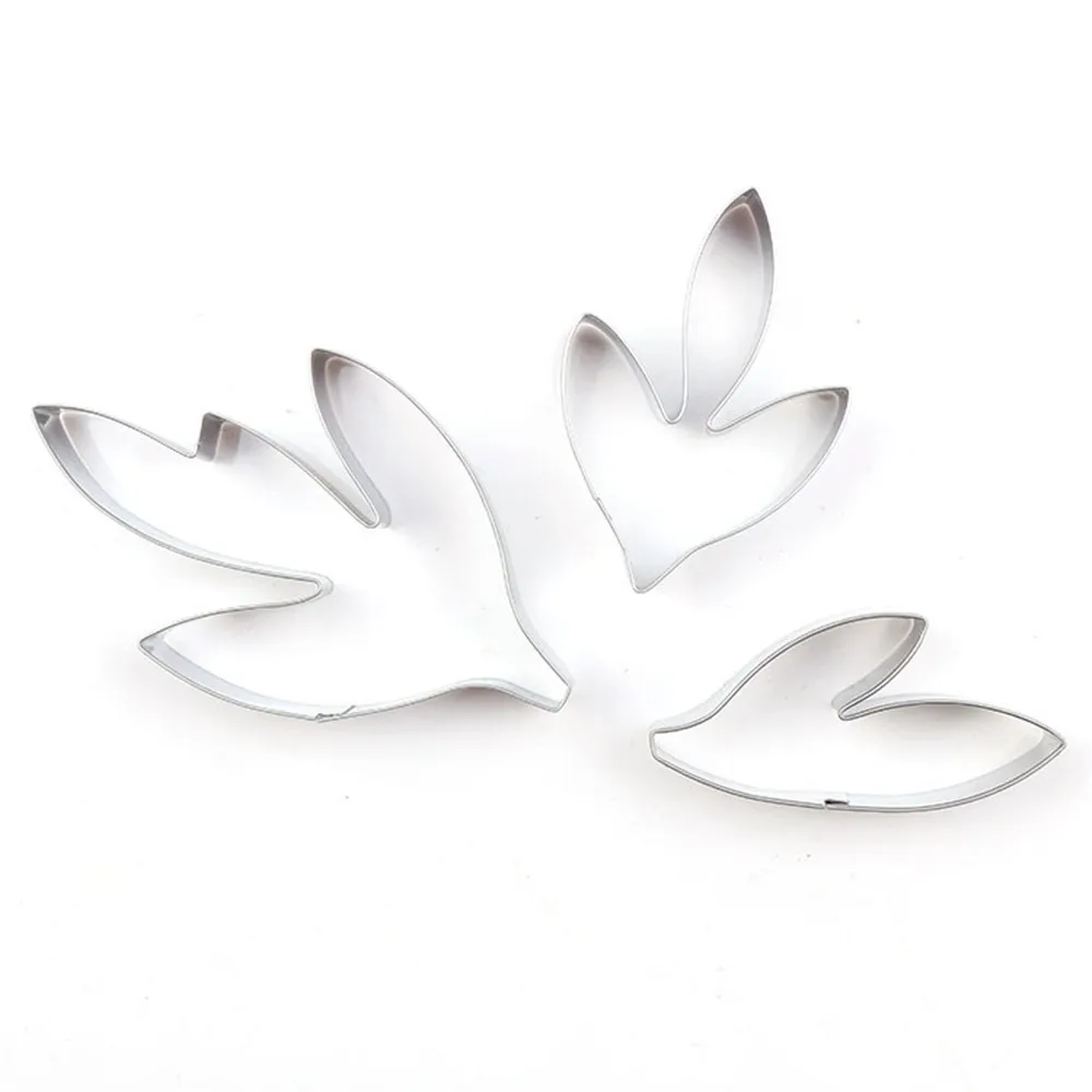 Глиняная форма из нержавеющей стали британский сахар цветок пион лист