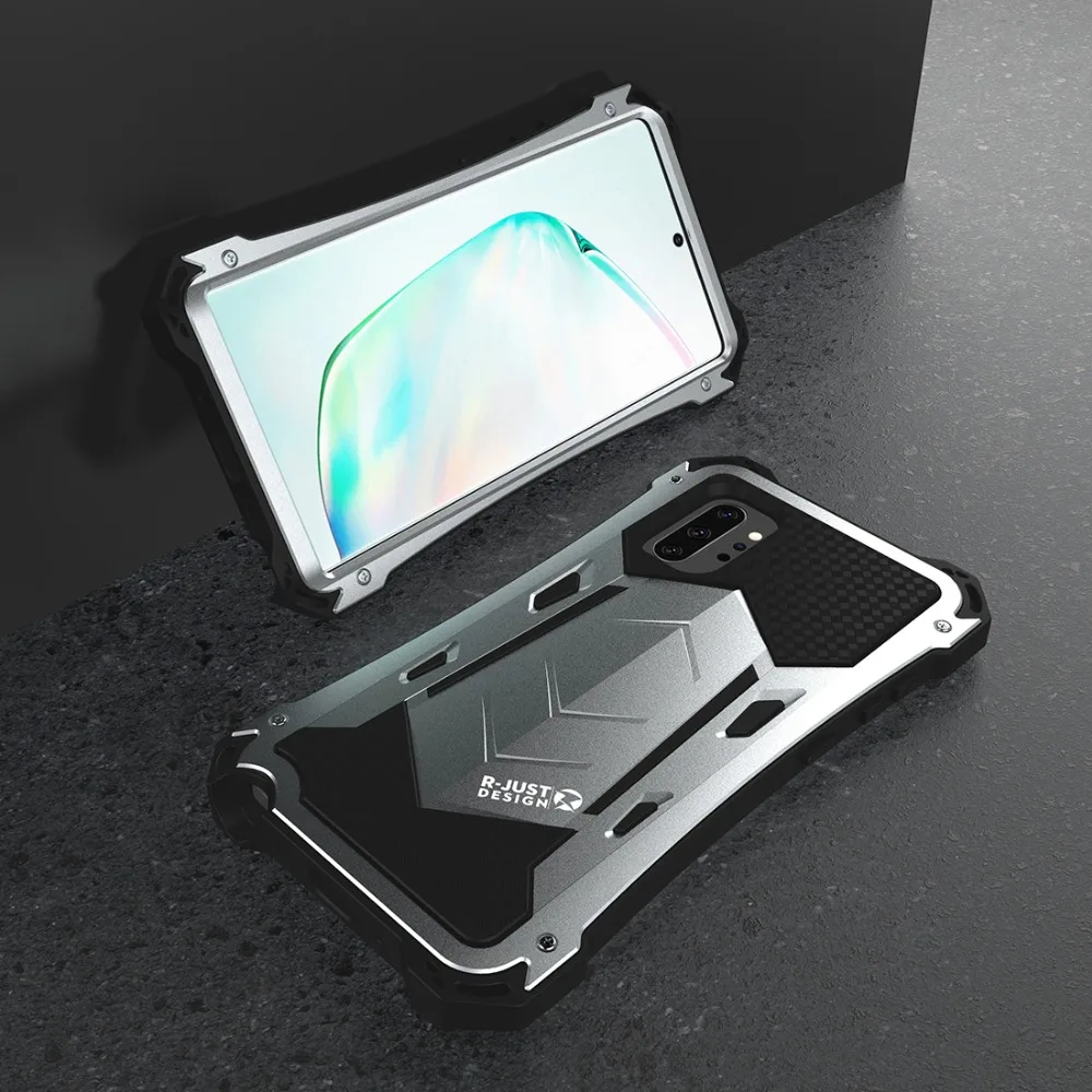 Бронированный металлический корпус из алюминиевого сплава для Galaxy Note 10 Гибридный военный, повышенная нагрузка защитный чехол для samsung Galaxy Note 10 Plus