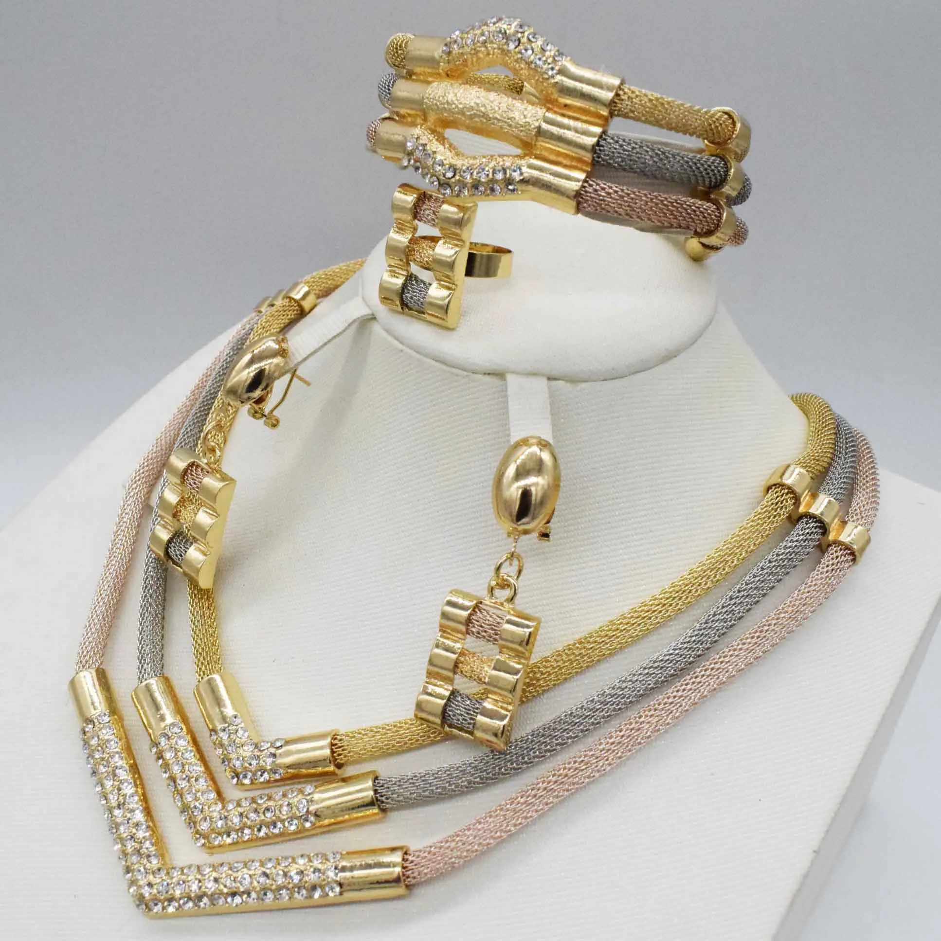 2018 свадебный подарок нигерийские Свадебные африканские бусины комплект