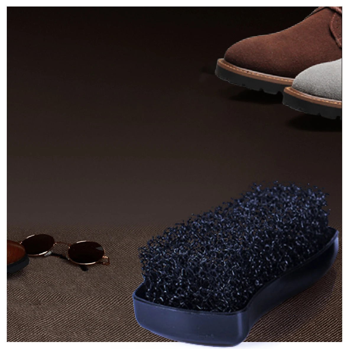 

NEW Quick Shine Polishing Cleaning Sponge Shoes Polisher Tool Brush Shoes Brush Shoe Polish Brush Colorless Shoe Wax Brush Shoe