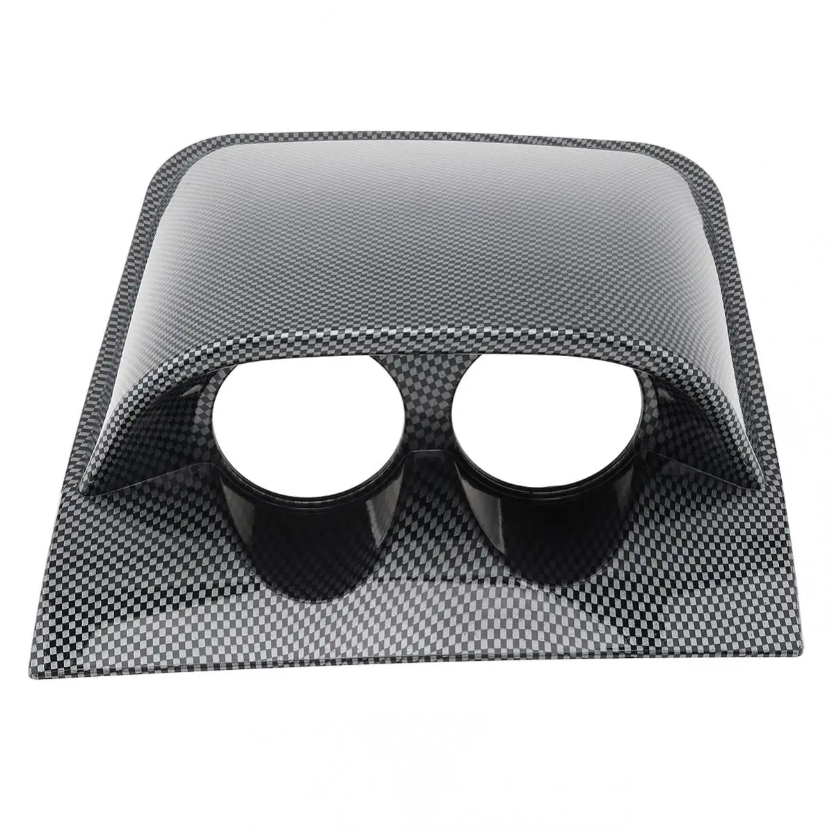 52mm 2 Inches Double Holes Carbon Fiber Auto Car Gauge Cup Holder Pod Black Universaldurable and practical Instrument Mount | Автомобили и