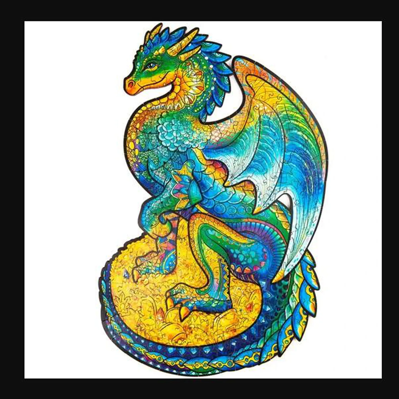 

Dragon Adult And Children Educational Holiday Gift Dinosaur Irregular Puzzle Paper Funny Appease Interesting Children Companion