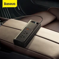baseus 150w inverter ac dual port universal charger 12v car for car vacuum cleaner fast charging for phones tablets power bank