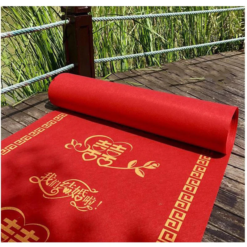 2019 Китайский классический горячего тиснения красной ковровой дорожки 2 мм