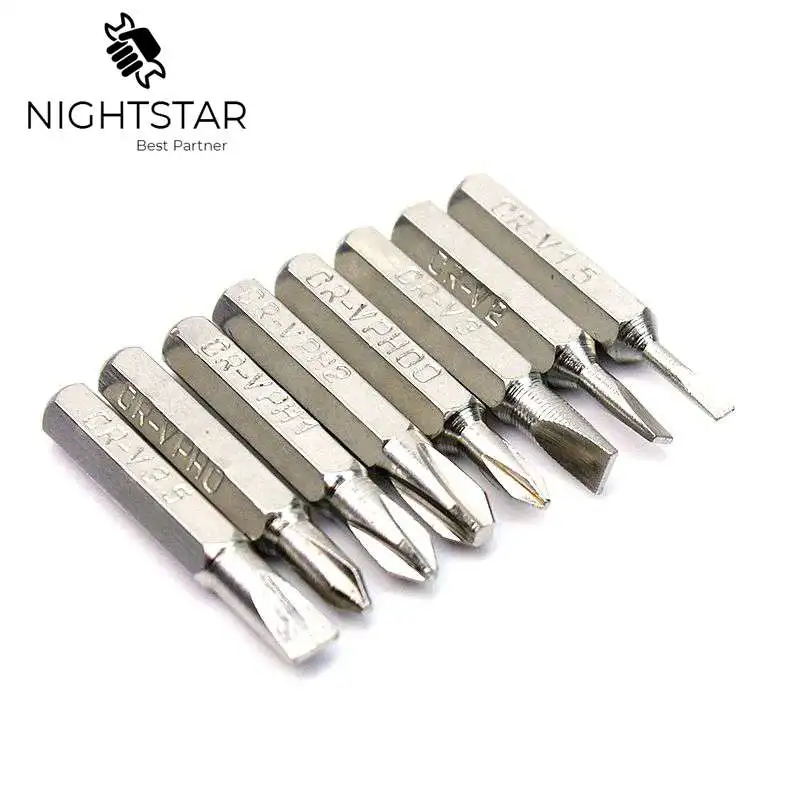 8 в 1 ручка стиль портативный алюминиевый сплав Прецизионная отвертка Набор
