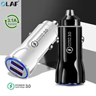 Автомобильное зарядное устройство OLAF Quick Charge 3,0 USB зарядное устройство для Xiaomi mi 9 QC3.0 3.1A Быстрая зарядка автомобильные зарядные устройства для мобильных телефонов