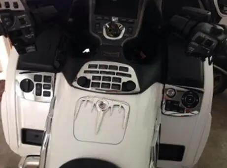 Украшение для мотоцикла Золотое крыло хромированный обтекатель Honda Goldwing GL1800 GL 1800